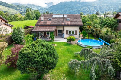 VENDU ! Belle villa individuelle avec piscine et joli jardin